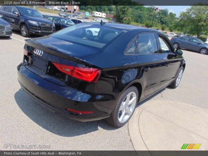 Brilliant Black / Black 2016 Audi A3 1.8 Premium