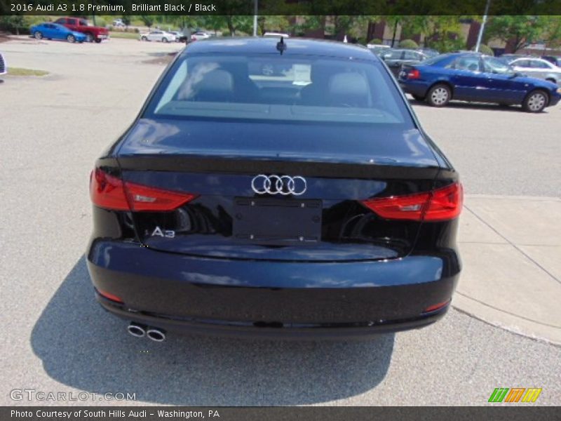 Brilliant Black / Black 2016 Audi A3 1.8 Premium