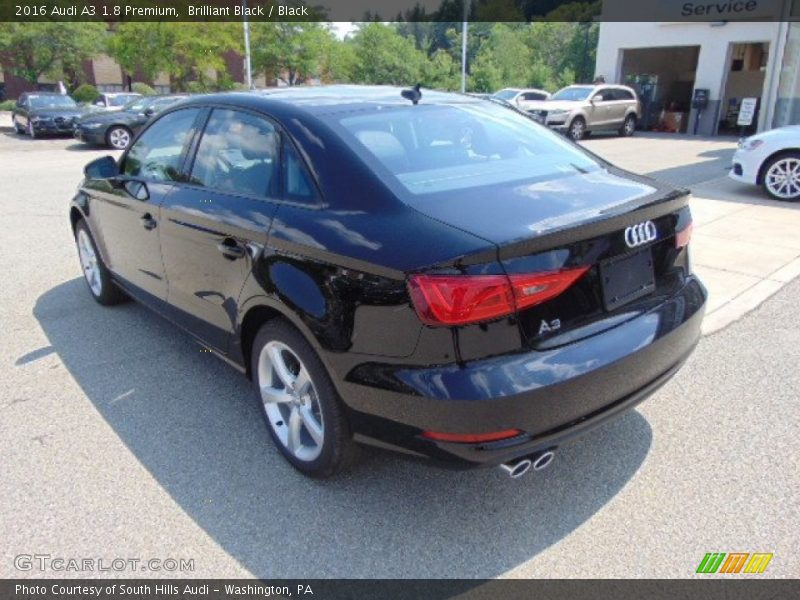 Brilliant Black / Black 2016 Audi A3 1.8 Premium