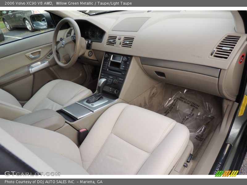 Willow Green Metallic / Taupe/Light Taupe 2006 Volvo XC90 V8 AWD