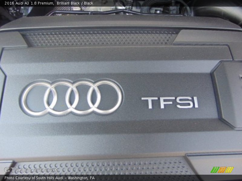 Brilliant Black / Black 2016 Audi A3 1.8 Premium