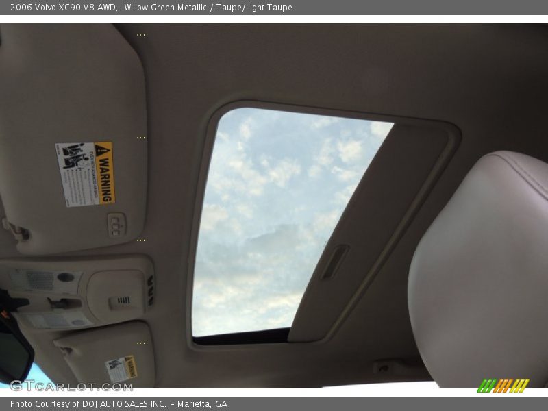 Willow Green Metallic / Taupe/Light Taupe 2006 Volvo XC90 V8 AWD