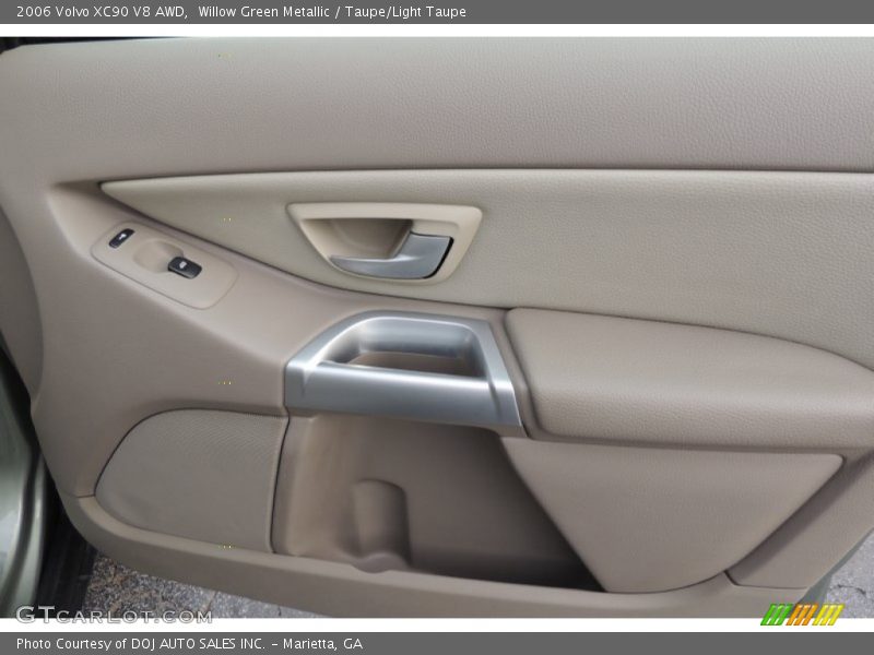 Willow Green Metallic / Taupe/Light Taupe 2006 Volvo XC90 V8 AWD