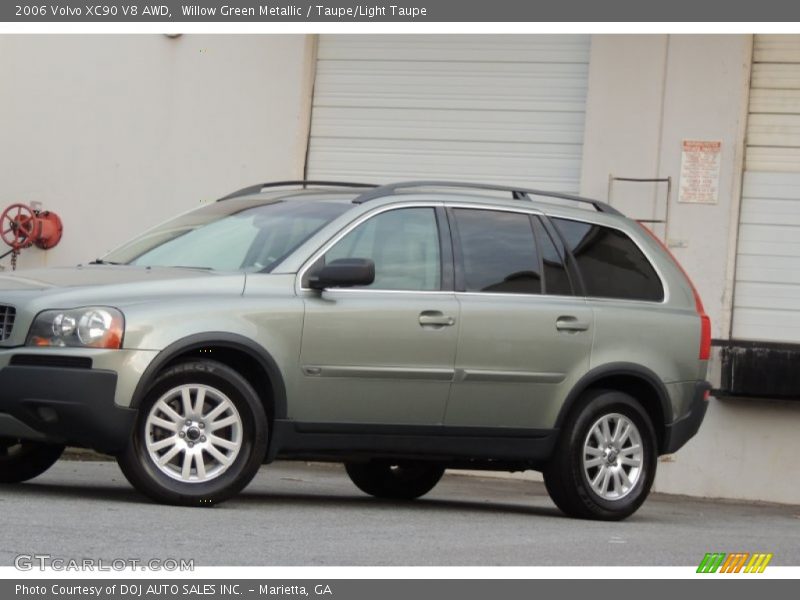 Willow Green Metallic / Taupe/Light Taupe 2006 Volvo XC90 V8 AWD