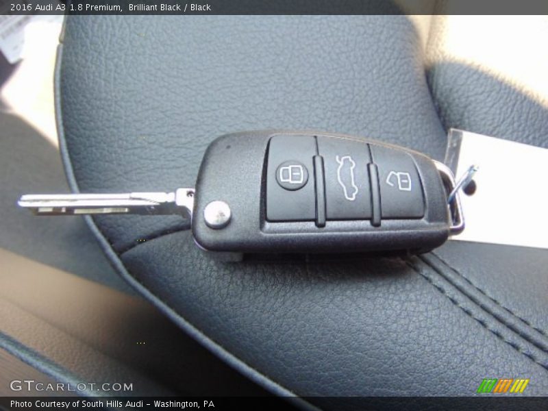 Brilliant Black / Black 2016 Audi A3 1.8 Premium
