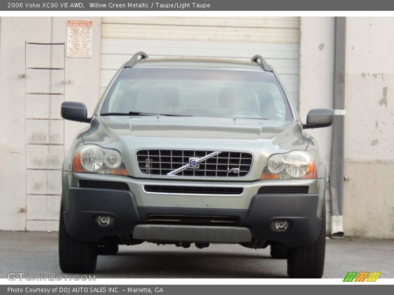 Willow Green Metallic / Taupe/Light Taupe 2006 Volvo XC90 V8 AWD