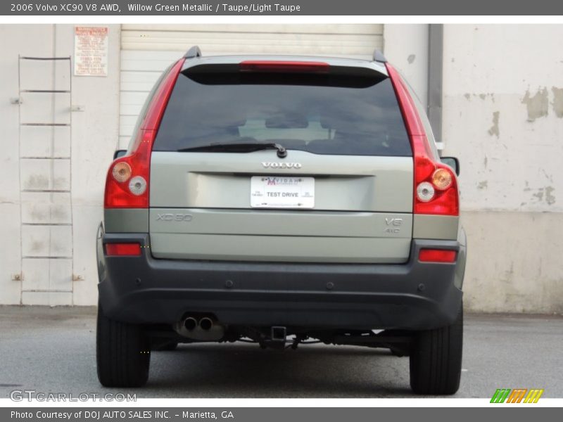 Willow Green Metallic / Taupe/Light Taupe 2006 Volvo XC90 V8 AWD