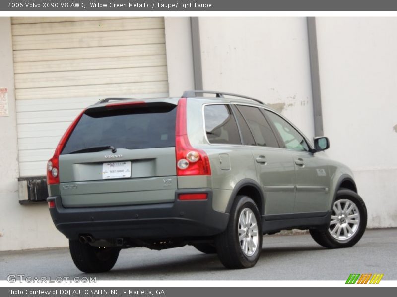 Willow Green Metallic / Taupe/Light Taupe 2006 Volvo XC90 V8 AWD