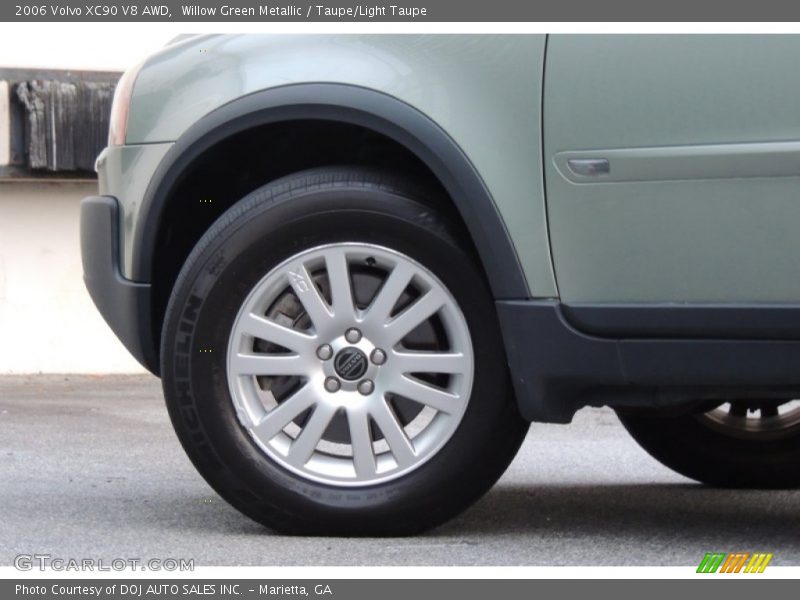 Willow Green Metallic / Taupe/Light Taupe 2006 Volvo XC90 V8 AWD