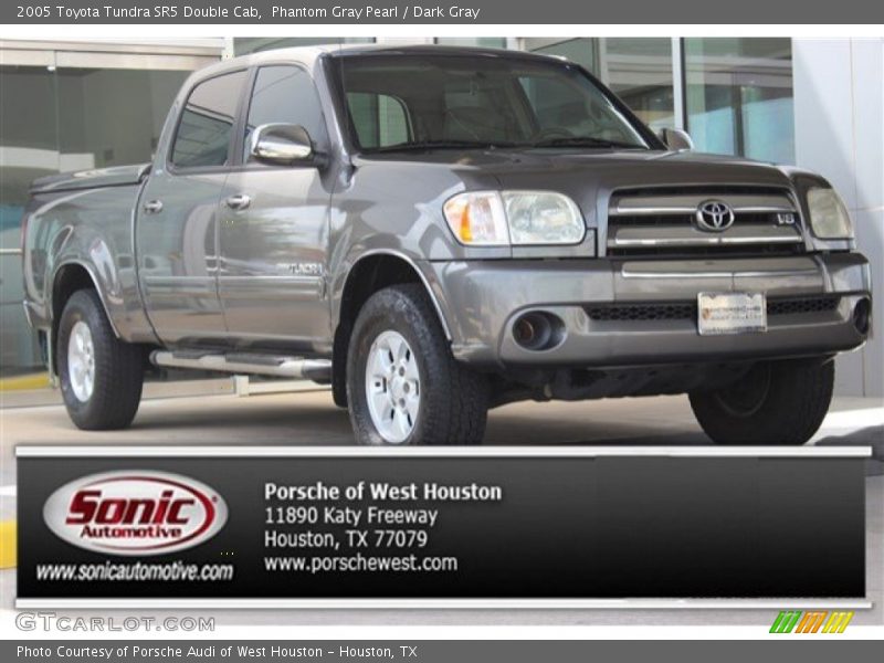 Phantom Gray Pearl / Dark Gray 2005 Toyota Tundra SR5 Double Cab