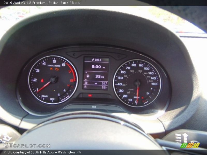 Brilliant Black / Black 2016 Audi A3 1.8 Premium