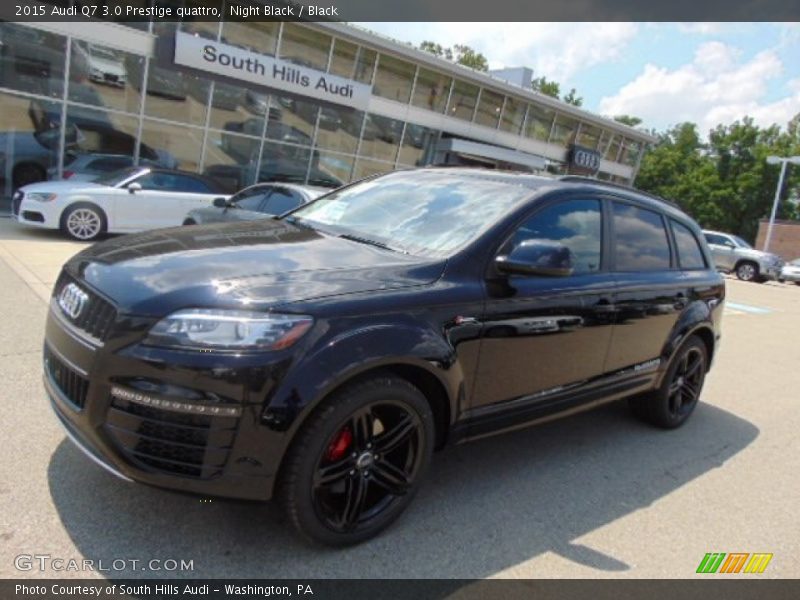 Night Black / Black 2015 Audi Q7 3.0 Prestige quattro