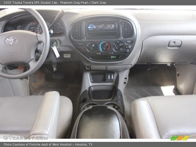 Phantom Gray Pearl / Dark Gray 2005 Toyota Tundra SR5 Double Cab