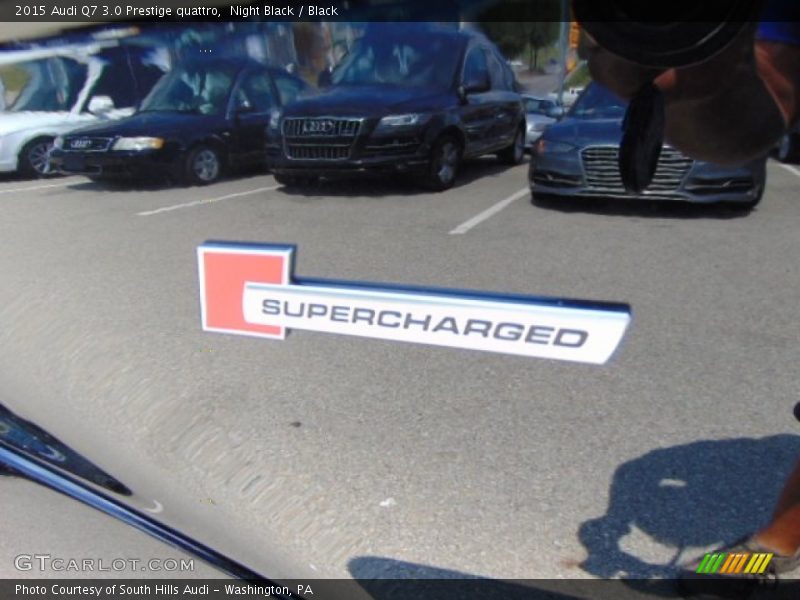 Night Black / Black 2015 Audi Q7 3.0 Prestige quattro
