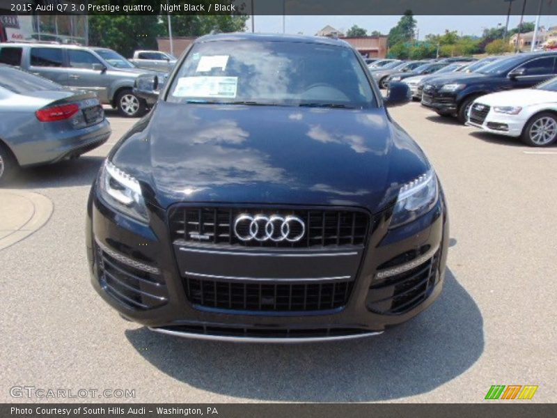 Night Black / Black 2015 Audi Q7 3.0 Prestige quattro