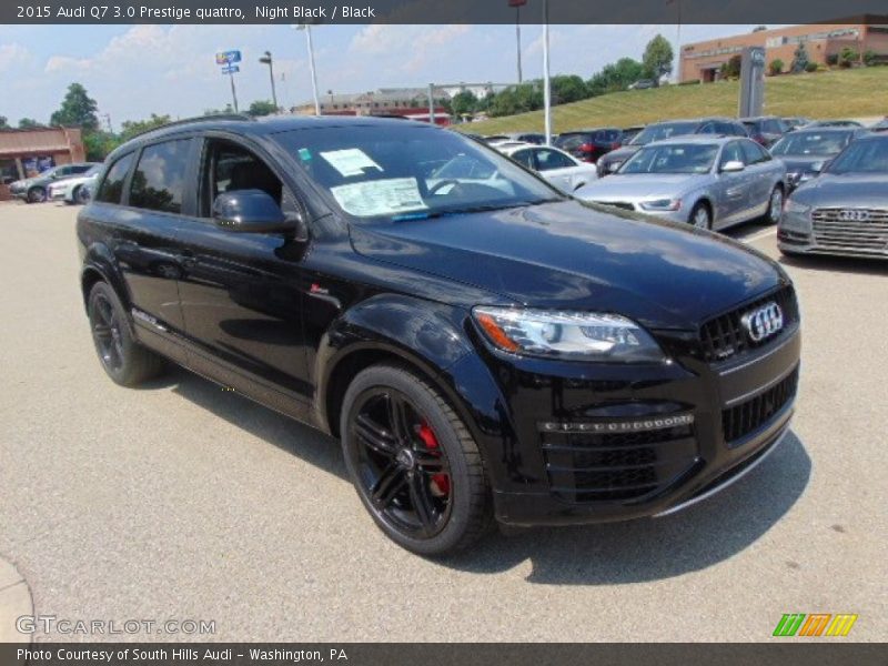 Night Black / Black 2015 Audi Q7 3.0 Prestige quattro