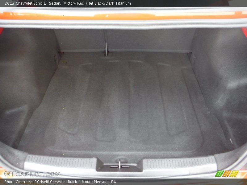 Victory Red / Jet Black/Dark Titanium 2013 Chevrolet Sonic LT Sedan