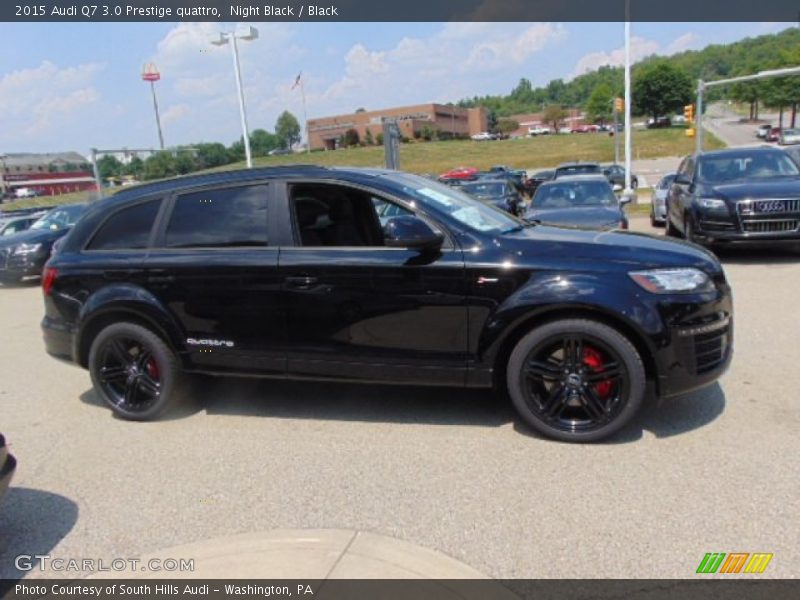 Night Black / Black 2015 Audi Q7 3.0 Prestige quattro