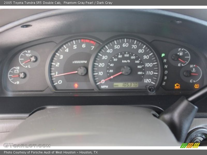 Phantom Gray Pearl / Dark Gray 2005 Toyota Tundra SR5 Double Cab