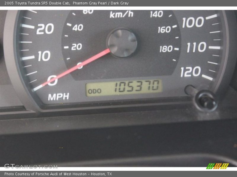 Phantom Gray Pearl / Dark Gray 2005 Toyota Tundra SR5 Double Cab