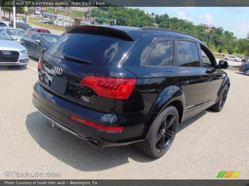 Night Black / Black 2015 Audi Q7 3.0 Prestige quattro