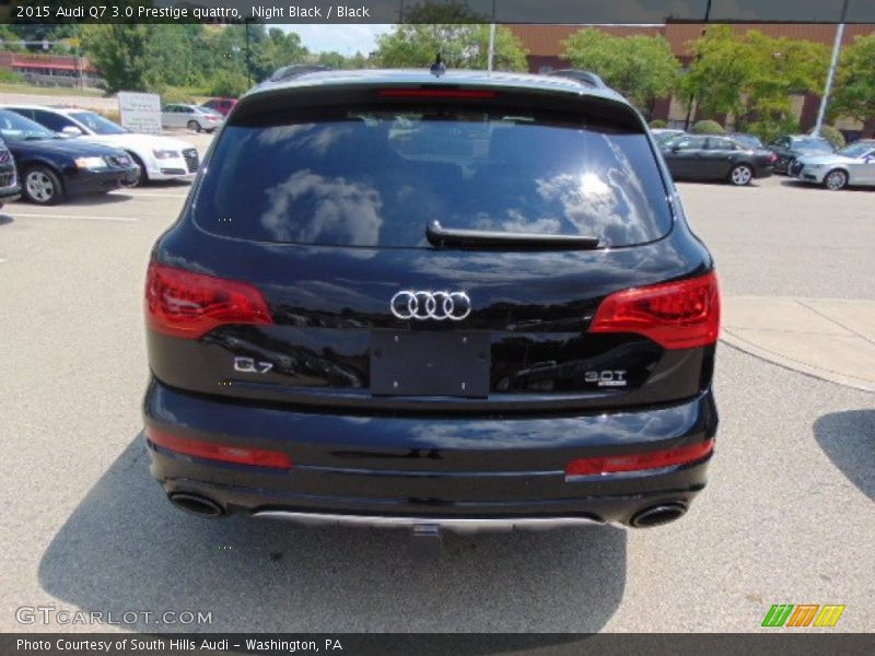 Night Black / Black 2015 Audi Q7 3.0 Prestige quattro