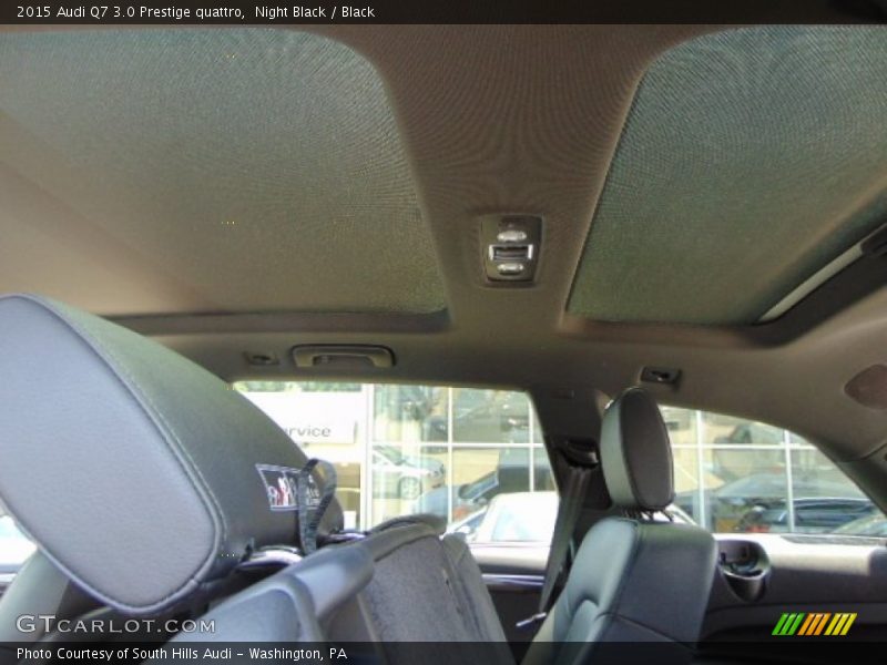 Night Black / Black 2015 Audi Q7 3.0 Prestige quattro
