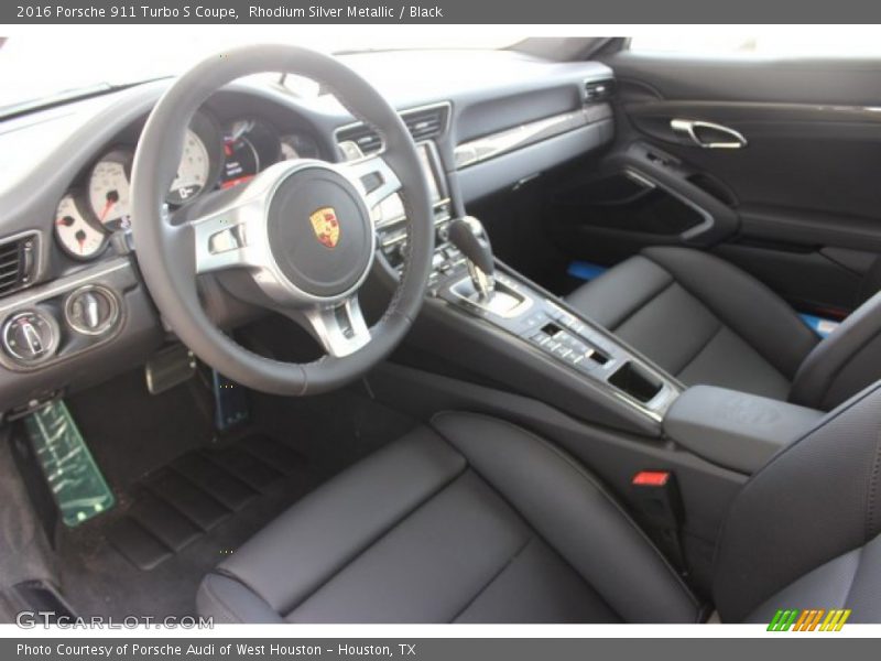 Black Interior - 2016 911 Turbo S Coupe 