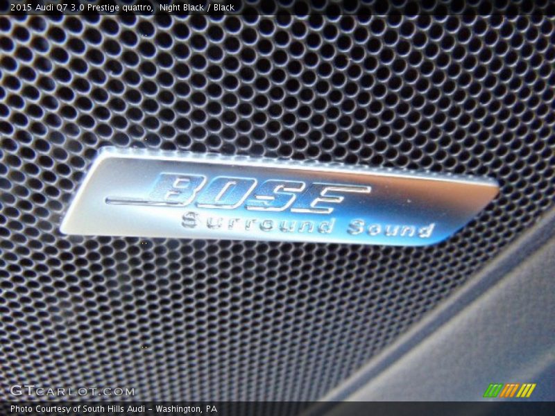 Night Black / Black 2015 Audi Q7 3.0 Prestige quattro