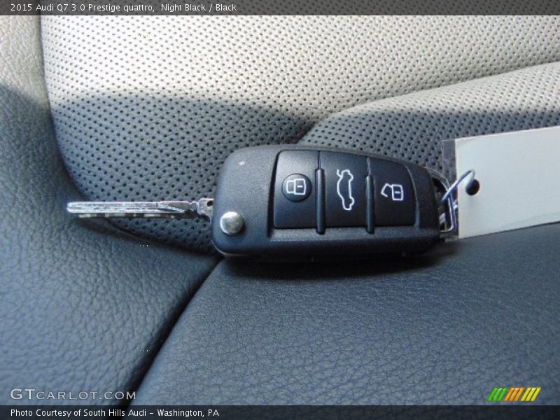 Night Black / Black 2015 Audi Q7 3.0 Prestige quattro