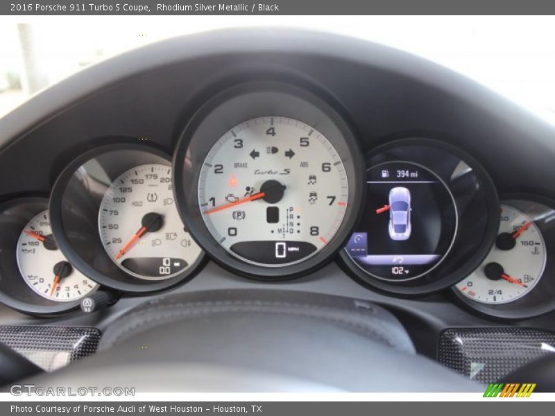  2016 911 Turbo S Coupe Turbo S Coupe Gauges