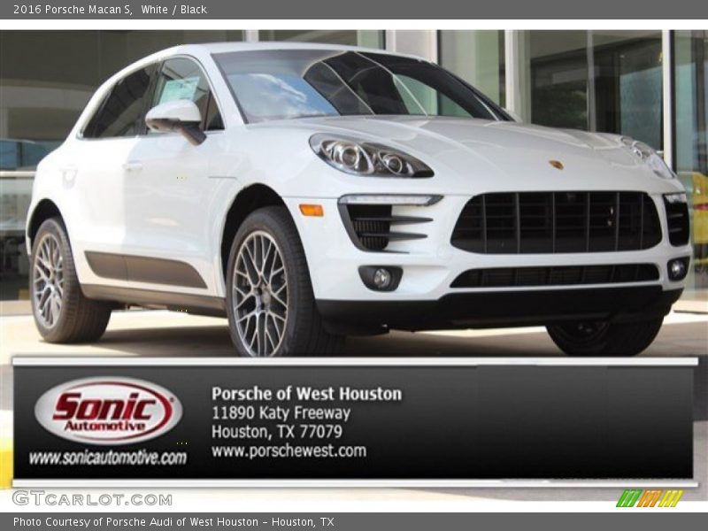 White / Black 2016 Porsche Macan S