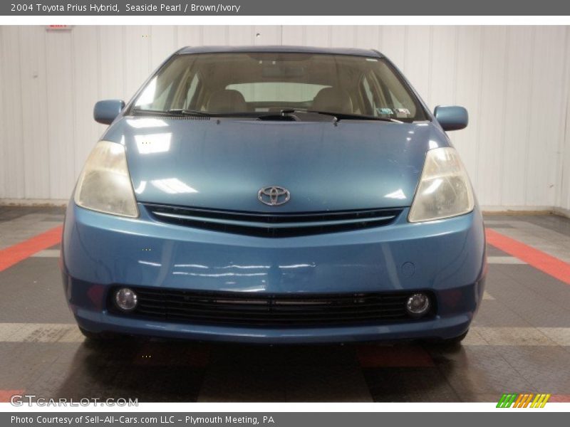 Seaside Pearl / Brown/Ivory 2004 Toyota Prius Hybrid