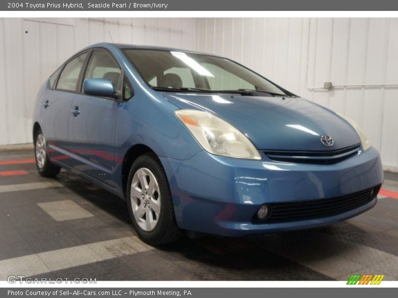 Seaside Pearl / Brown/Ivory 2004 Toyota Prius Hybrid
