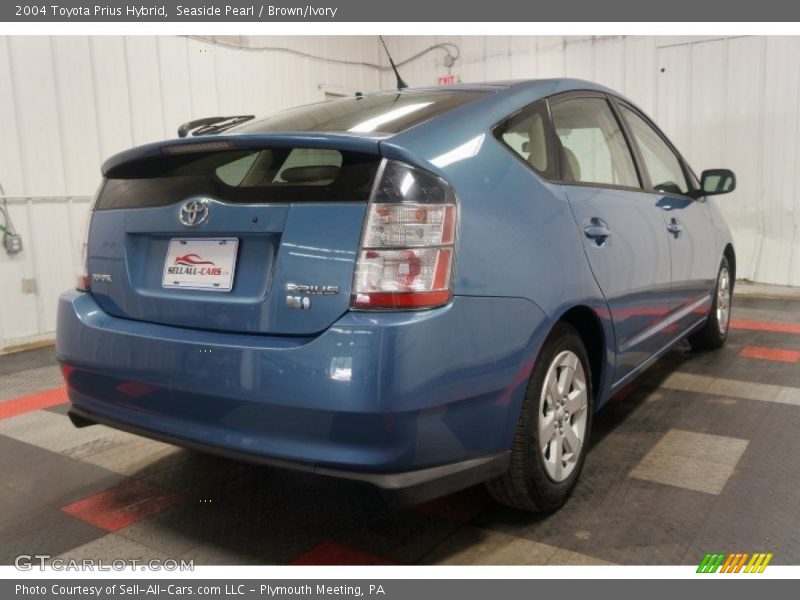 Seaside Pearl / Brown/Ivory 2004 Toyota Prius Hybrid
