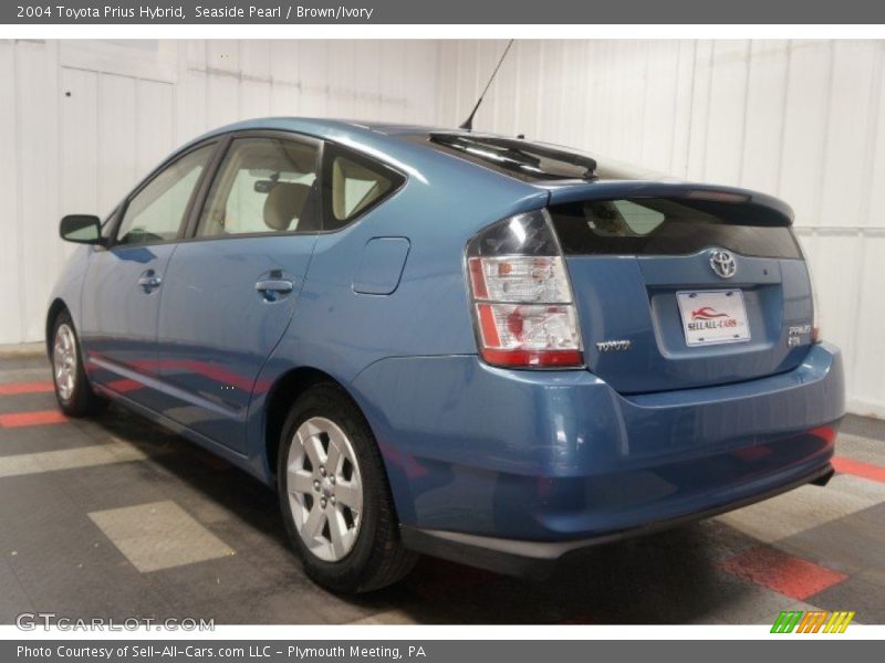 Seaside Pearl / Brown/Ivory 2004 Toyota Prius Hybrid