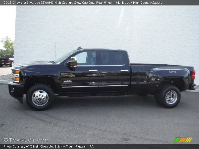 Black / High Country Saddle 2015 Chevrolet Silverado 3500HD High Country Crew Cab Dual Rear Wheel 4x4