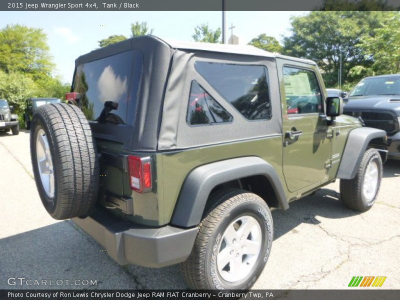 Tank / Black 2015 Jeep Wrangler Sport 4x4