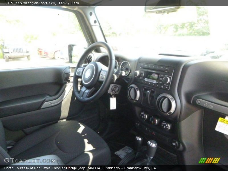 Tank / Black 2015 Jeep Wrangler Sport 4x4