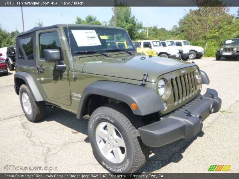 Tank / Black 2015 Jeep Wrangler Sport 4x4