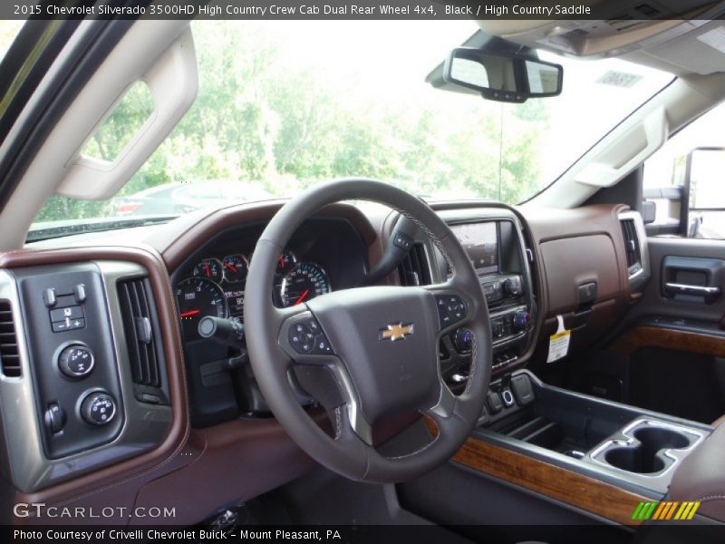 Black / High Country Saddle 2015 Chevrolet Silverado 3500HD High Country Crew Cab Dual Rear Wheel 4x4