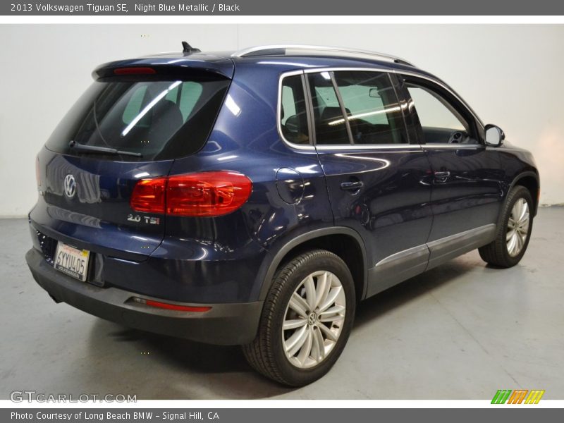 Night Blue Metallic / Black 2013 Volkswagen Tiguan SE