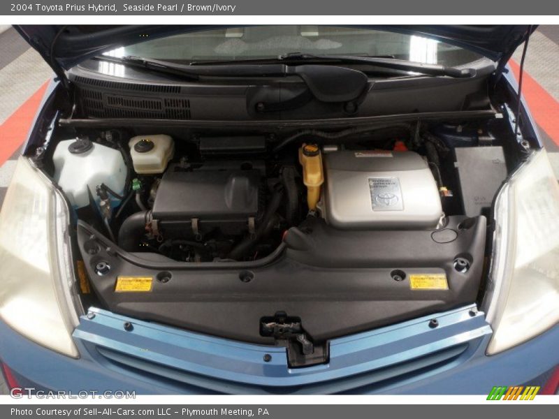 Seaside Pearl / Brown/Ivory 2004 Toyota Prius Hybrid
