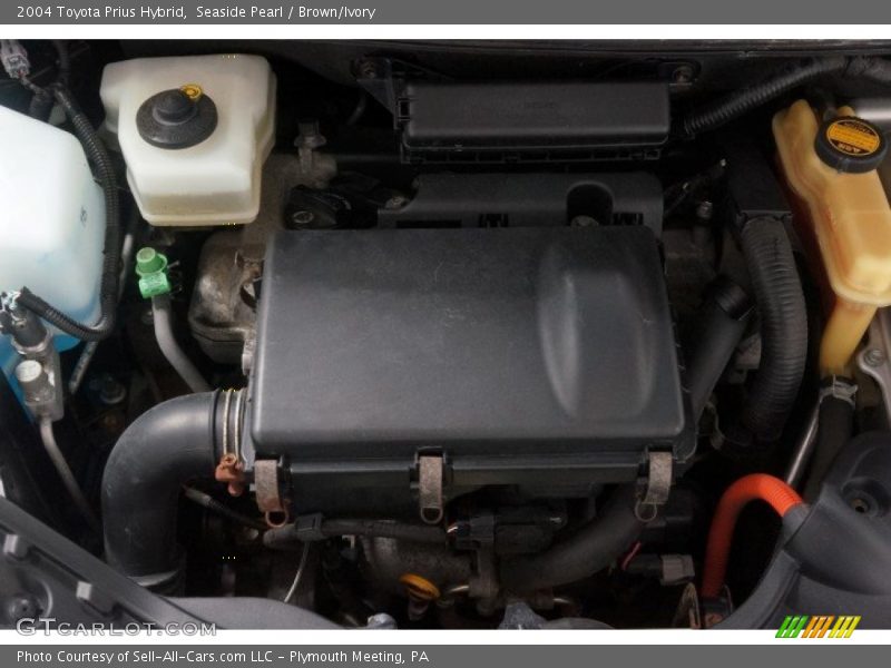 Seaside Pearl / Brown/Ivory 2004 Toyota Prius Hybrid