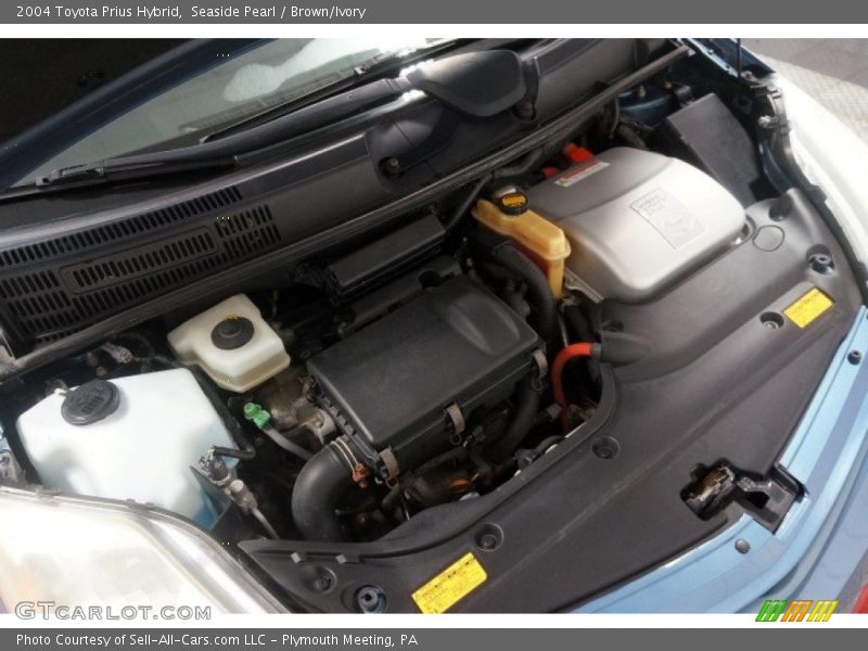 Seaside Pearl / Brown/Ivory 2004 Toyota Prius Hybrid