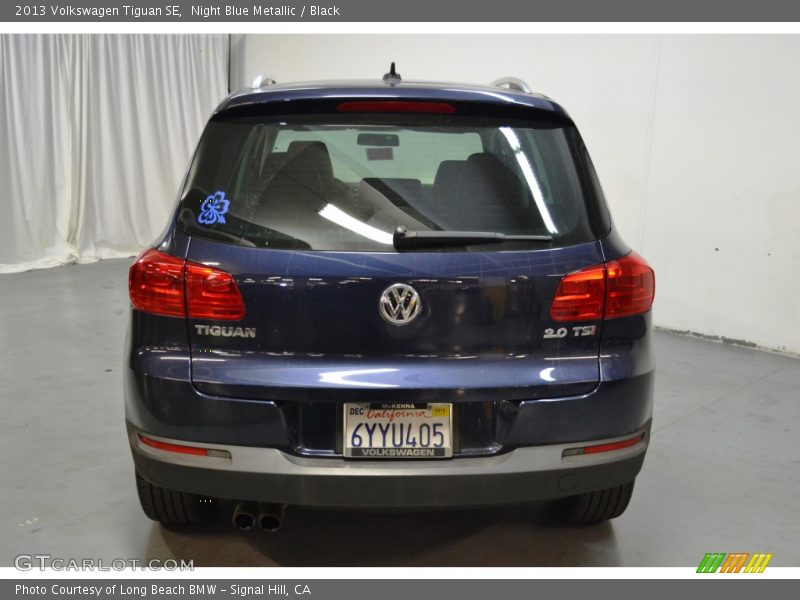 Night Blue Metallic / Black 2013 Volkswagen Tiguan SE
