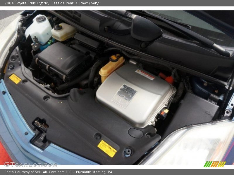 Seaside Pearl / Brown/Ivory 2004 Toyota Prius Hybrid