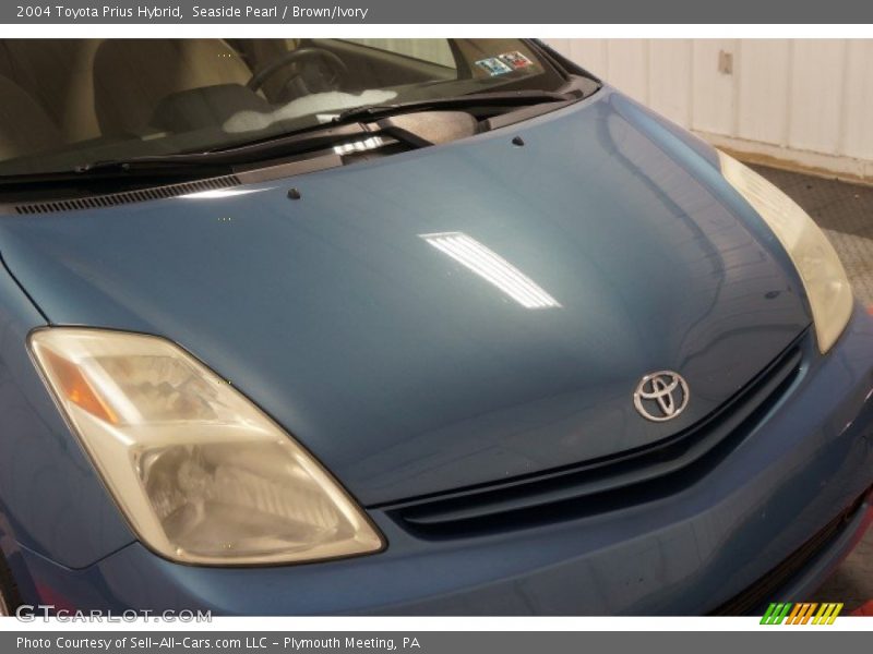 Seaside Pearl / Brown/Ivory 2004 Toyota Prius Hybrid