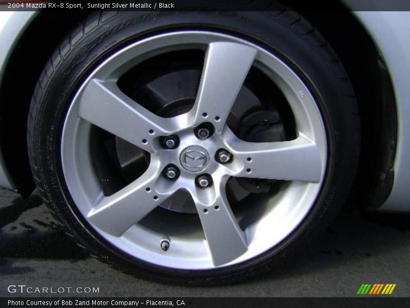 Sunlight Silver Metallic / Black 2004 Mazda RX-8 Sport