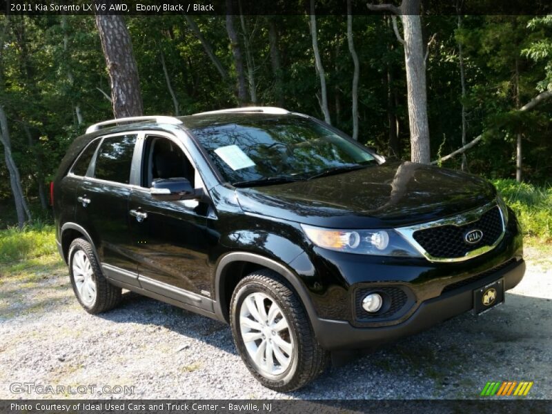 Ebony Black / Black 2011 Kia Sorento LX V6 AWD